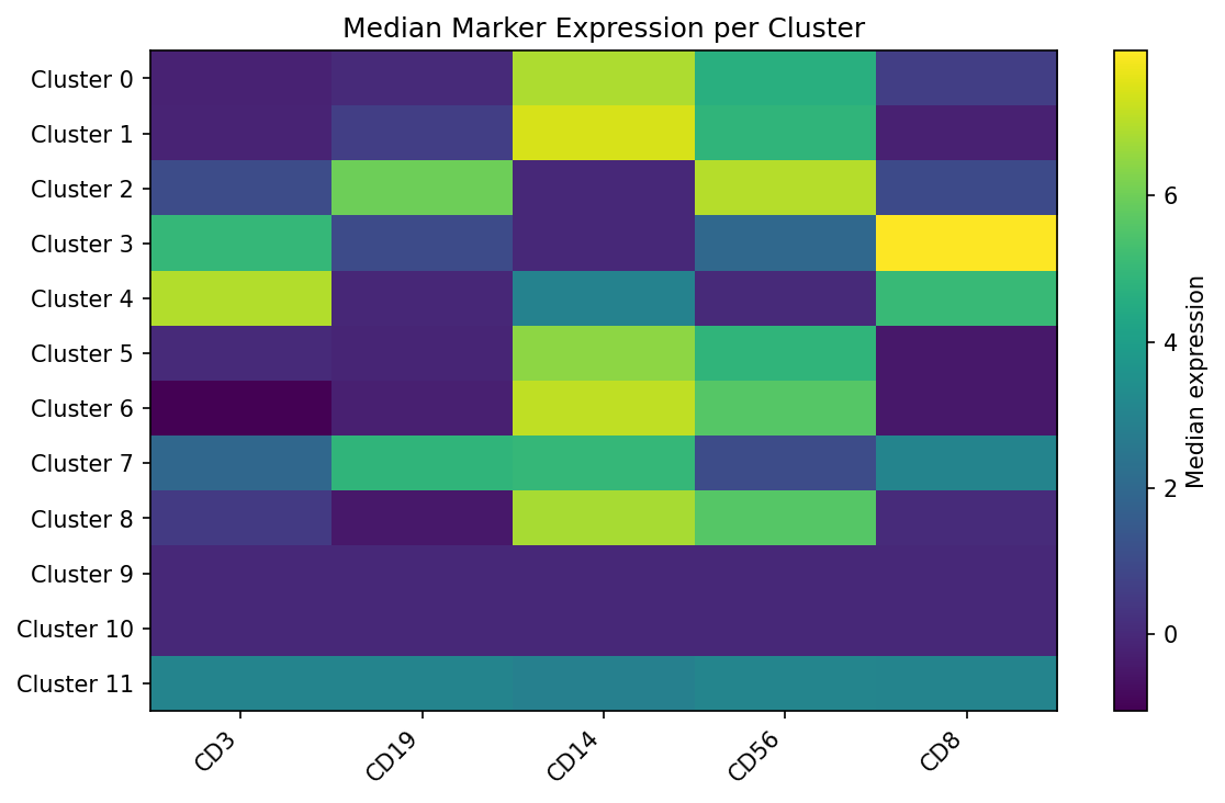 Cluster heatmap